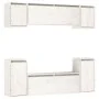 TV-Möbel 6-teilig aus massivem weißem Kiefernholz von vidaXL, TV-Möbel - Ref: Foro24-3100190, Preis: 253,34 €, Rabatt: %