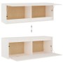 TV-Möbel 6-teilig aus massivem weißem Kiefernholz von vidaXL, TV-Möbel - Ref: Foro24-3100190, Preis: 256,83 €, Rabatt: %