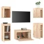 TV-Ständer 5 Stück massiv Kiefer Möbel von vidaXL, TV-Möbel - Ref: Foro24-3100269, Preis: 179,54 €, Rabatt: %