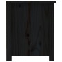 Mueble zapatero de madera maciza de pino negro 110x38x45,5 cm de vidaXL, Zapateros y organizadores de calzado - Ref: Foro24-8...