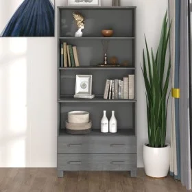 HAMAR sideboard dark gray solid pine wood by vidaXL, Sideboards - Ref: Foro24-3100936, Price: 161,24 €, Discount: %