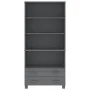 HAMAR Sideboard dunkelgraues massives Kiefernholz von vidaXL, Sideboards - Ref: Foro24-3100936, Preis: 160,86 €, Rabatt: %