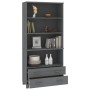 HAMAR sideboard dark gray solid pine wood by vidaXL, Sideboards - Ref: Foro24-3100936, Price: 162,90 €, Discount: %