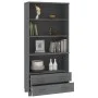 HAMAR Sideboard dunkelgraues massives Kiefernholz von vidaXL, Sideboards - Ref: Foro24-3100936, Preis: 160,86 €, Rabatt: %