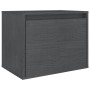 TV-Möbel 4-teilig aus massivem grauem Kiefernholz von vidaXL, TV-Möbel - Ref: Foro24-3100251, Preis: 157,30 €, Rabatt: %