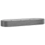 Jardinera arriate acero recubrimiento polvo gris 322x100x36 cm de vidaXL, Maceteros y jardineras - Ref: Foro24-318999, Precio...