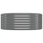 Jardinera arriate acero recubrimiento polvo gris 322x100x36 cm de vidaXL, Maceteros y jardineras - Ref: Foro24-318999, Precio...