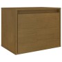 TV-Möbel 4-teilig aus massivem honigbraunem Kiefernholz von vidaXL, TV-Möbel - Ref: Foro24-3100252, Preis: 157,55 €, Rabatt: %