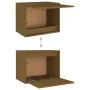 TV furniture 4 pieces solid honey brown pine wood by vidaXL, TV Furniture - Ref: Foro24-3100252, Price: 155,57 €, Discount: %