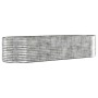Steel powder-coated silver planter bed 322x100x68 cm by vidaXL, Pots and planters - Ref: Foro24-319072, Price: 145,14 €, Disc...