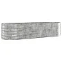 Steel powder-coated silver planter bed 322x100x68 cm by vidaXL, Pots and planters - Ref: Foro24-319072, Price: 143,25 €, Disc...