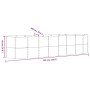 Steel powder-coated silver planter bed 322x100x68 cm by vidaXL, Pots and planters - Ref: Foro24-319072, Price: 145,14 €, Disc...
