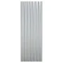 Dachpaneele 12 Einheiten aus silberbeschichtetem Stahl 100x36 cm von vidaXL, Dachziegel und Dachziegel - Ref: Foro24-319146, ...