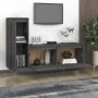 TV furniture 2 pieces solid gray pine wood by vidaXL, TV Furniture - Ref: Foro24-3100116, Price: 104,76 €, Discount: %