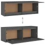 TV furniture 2 pieces solid gray pine wood by vidaXL, TV Furniture - Ref: Foro24-3100116, Price: 104,76 €, Discount: %