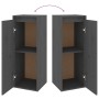 Muebles para TV 2 piezas madera maciza de pino gris de vidaXL, Muebles TV - Ref: Foro24-3100116, Precio: 106,06 €, Descuento: %