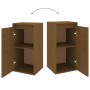 TV-Möbel 2-teilig aus massivem honigbraunem Kiefernholz von vidaXL, TV-Möbel - Ref: Foro24-3100112, Preis: 90,11 €, Rabatt: %