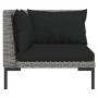5-piece garden sofa set with dark gray synthetic rattan cushions by vidaXL, Garden sets - Ref: Foro24-3099798, Price: 346,39 ...