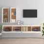 TV-Möbel 4-teilig aus massivem weißem Kiefernholz von vidaXL, TV-Möbel - Ref: Foro24-3100180, Preis: 200,82 €, Rabatt: %
