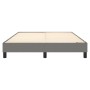 Estructura de cama de tela gris oscuro 140x190 cm de vidaXL, Camas y somieres - Ref: Foro24-3120509, Precio: 106,55 €, Descue...