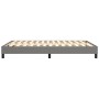 Estructura de cama de tela gris oscuro 140x190 cm de vidaXL, Camas y somieres - Ref: Foro24-3120509, Precio: 106,55 €, Descue...