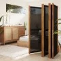 6-panel black room divider screen 420x180 cm by vidaXL, Room dividers - Ref: Foro24-319182, Price: 151,79 €, Discount: %