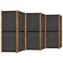6-panel black room divider screen 420x180 cm by vidaXL, Room dividers - Ref: Foro24-319182, Price: 151,79 €, Discount: %
