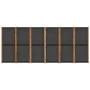 6-panel black room divider screen 420x180 cm by vidaXL, Room dividers - Ref: Foro24-319182, Price: 151,79 €, Discount: %