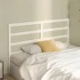 Cabecero de cama madera maciza de pino blanco 126x4x100 cm de vidaXL, Cabeceros y pies de cama - Ref: Foro24-817631, Precio: ...