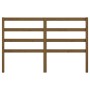 Honey brown solid pine wood bed headboard 146x4x100 cm by vidaXL, Headboards and footboards - Ref: Foro24-817643, Price: 36,2...