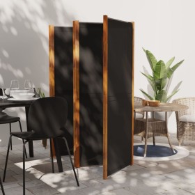 Divider screen with 5 panels black 350x180 cm by vidaXL, Room dividers - Ref: Foro24-319181, Price: 177,92 €, Discount: %