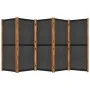 Trennwand mit 5 Paneelen schwarz 350x180 cm von vidaXL, Raumteiler - Ref: Foro24-319181, Preis: 174,60 €, Rabatt: %