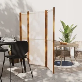 Trennwand mit 5 cremeweißen Paneelen 350x180 cm von vidaXL, Raumteiler - Ref: Foro24-319185, Preis: 181,96 €, Rabatt: %