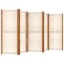 Divider screen with 5 cream white panels 350x180 cm by vidaXL, Room dividers - Ref: Foro24-319185, Price: 181,96 €, Discount: %