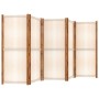 Trennwand mit 5 cremeweißen Paneelen 350x180 cm von vidaXL, Raumteiler - Ref: Foro24-319185, Preis: 185,15 €, Rabatt: %