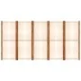 Divider screen with 5 cream white panels 350x180 cm by vidaXL, Room dividers - Ref: Foro24-319185, Price: 181,96 €, Discount: %