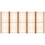 Trennwand mit 5 cremeweißen Paneelen 350x180 cm von vidaXL, Raumteiler - Ref: Foro24-319185, Preis: 185,15 €, Rabatt: %