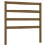 Bettkopfteil aus massivem Kiefernholz in Honigbraun, 106 x 4 x 100 cm von vidaXL, Kopf- und Fußteile - Ref: Foro24-817628, Pr...