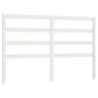 Cabecero de cama madera maciza de pino blanco 166x4x100 cm de vidaXL, Cabeceros y pies de cama - Ref: Foro24-817651, Precio: ...