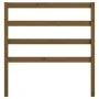 Cabecero de cama madera maciza de pino marrón miel 81x4x100 cm de vidaXL, Cabeceros y pies de cama - Ref: Foro24-817618, Prec...