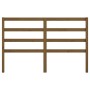 Honey brown solid pine wood bed headboard 156x4x100 cm by vidaXL, Headboards and footboards - Ref: Foro24-817648, Price: 37,4...