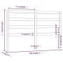 Bettkopfteil aus massivem Kiefernholz in Honigbraun, 156 x 4 x 100 cm von vidaXL, Kopf- und Fußteile - Ref: Foro24-817648, Pr...
