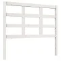 Solid white pine wood bed headboard 105.5x4x100 cm by vidaXL, Headboards and footboards - Ref: Foro24-817876, Price: 43,35 €,...
