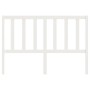 Cabecero de cama madera maciza de pino blanco 146x4x100 cm de vidaXL, Cabeceros y pies de cama - Ref: Foro24-817741, Precio: ...