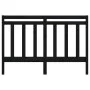 Cabecero de cama madera maciza de pino negro 166x4x100 cm de vidaXL, Cabeceros y pies de cama - Ref: Foro24-817804, Precio: 3...