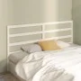 Bettkopfteil aus massivem weißem Kiefernholz, 206 x 4 x 100 cm von vidaXL, Kopf- und Fußteile - Ref: Foro24-817661, Preis: 31...
