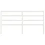Solid white pine wood bed headboard 206x4x100 cm by vidaXL, Headboards and footboards - Ref: Foro24-817661, Price: 31,90 €, D...