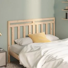 Solid pine wood bed headboard 166x4x100 cm by vidaXL, Headboards and footboards - Ref: Foro24-817800, Price: 35,40 €, Discoun...