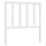 Cabecero de cama madera maciza de pino blanco 106x4x100 cm de vidaXL, Cabeceros y pies de cama - Ref: Foro24-817726, Precio: ...