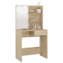 Tocador con LED color roble Sonoma 74,5x40x141 cm de vidaXL, Tocadores de baño - Ref: Foro24-808804, Precio: 86,22 €, Descuen...
